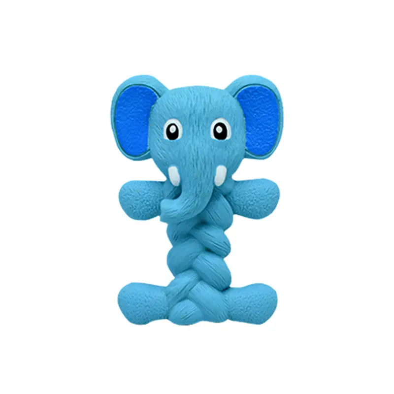 Squeak Monkey Elephant Latex Dog Toy