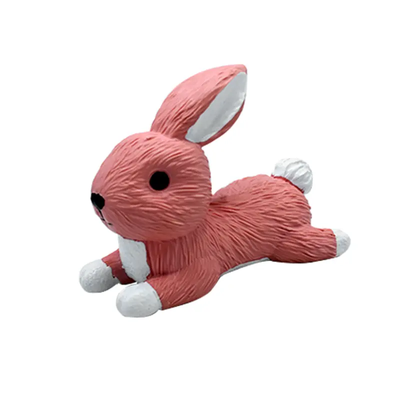 Squeak Pig Squirrel Rabbit Shape Latex Dog Toy