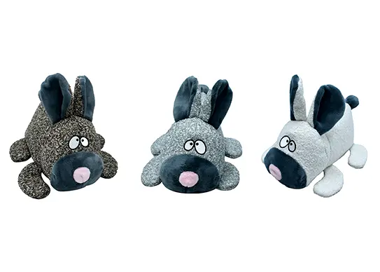 Cute Bunny and Pig Plush Dog Toys