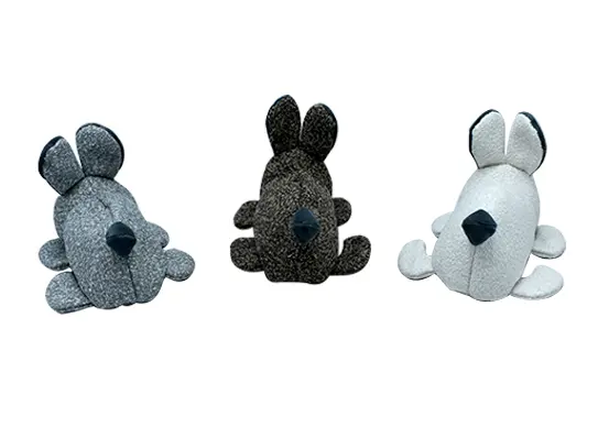 Cute Bunny and Pig Plush Dog Toys