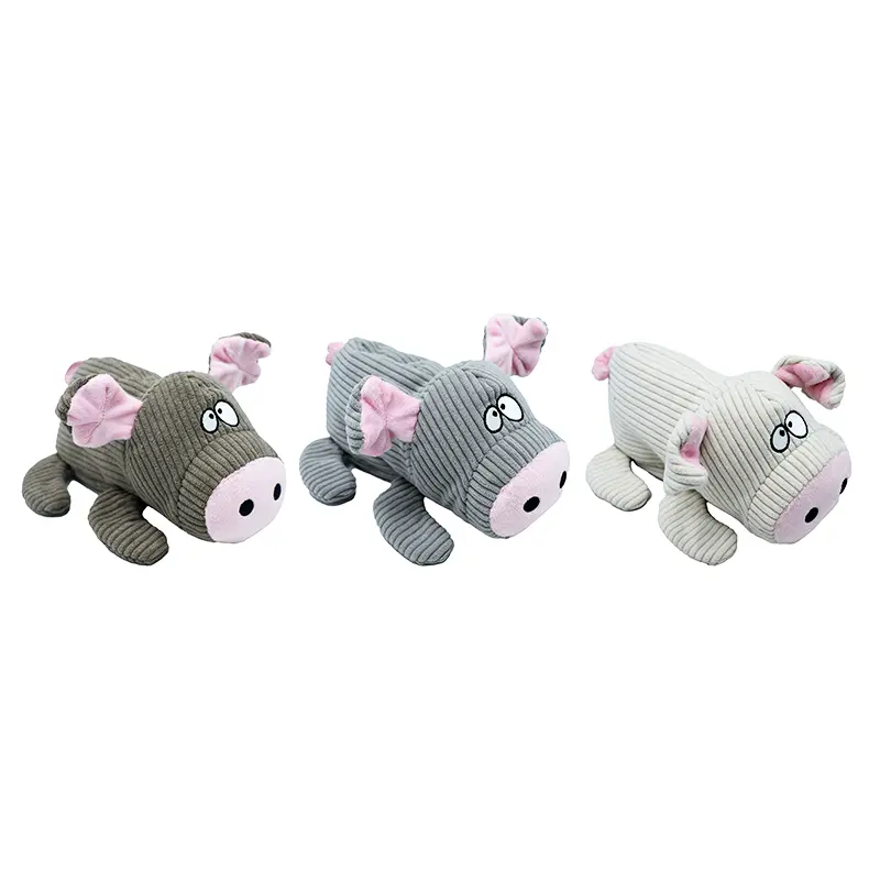 Cute Bunny and Pig Plush Dog Toys