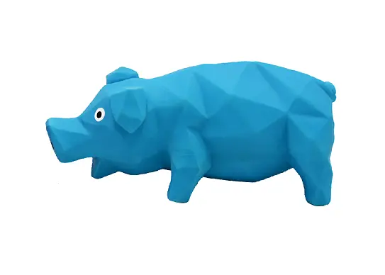 diamond style squeaky pig dog toys