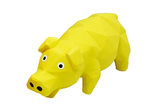 diamond style squeaky pig dog toys