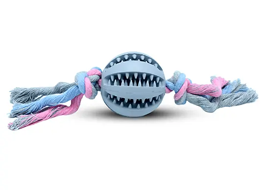 Rubber Cotton Rope Dog Toys