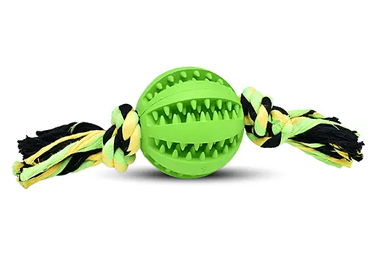 Rubber Cotton Rope Dog Toys