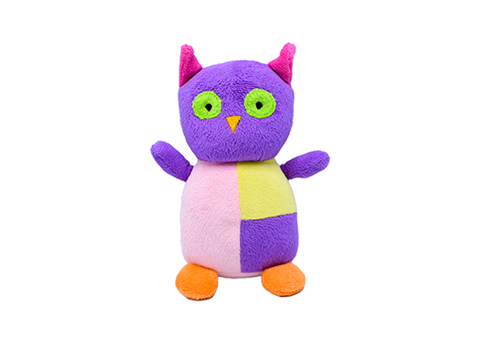 Plush Dog Toy color-block Animal