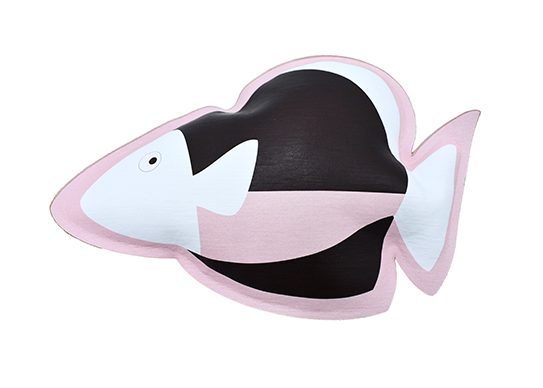 Plush Black Voltage Fish