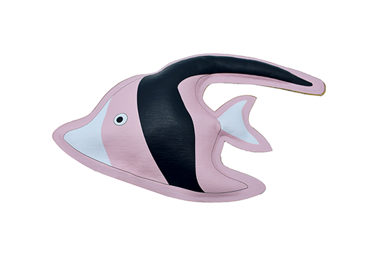 Plush Black Voltage Fish