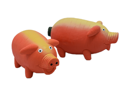 latex carrot pig squeaky dog toys