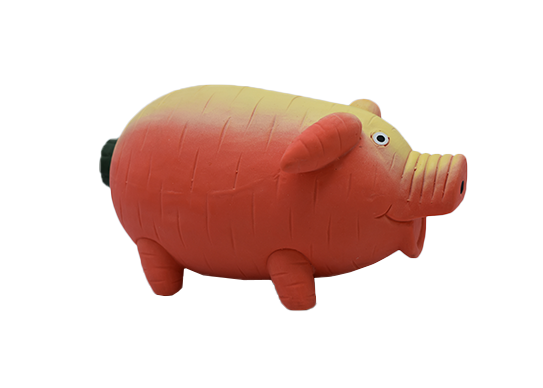 latex carrot pig squeaky dog toys