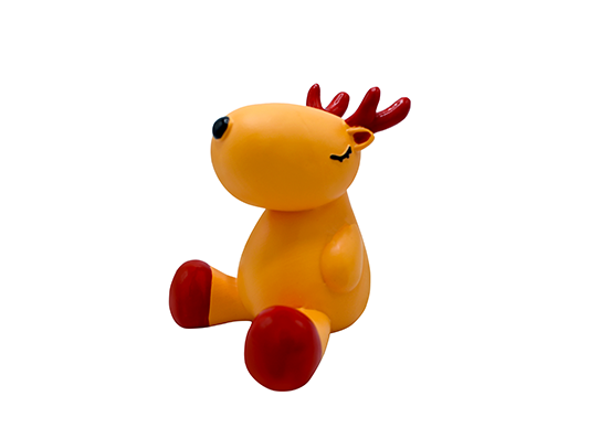 sitting animal series latex dog toys