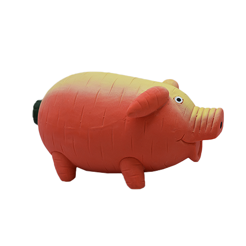 Latex Carrot Pig Squeaky Dog Toys