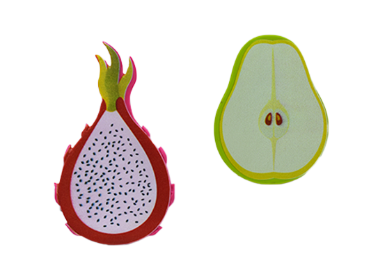 Sliced Fruit Series Latex Dog Toys