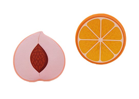 Sliced Fruit Series Latex Dog Toys