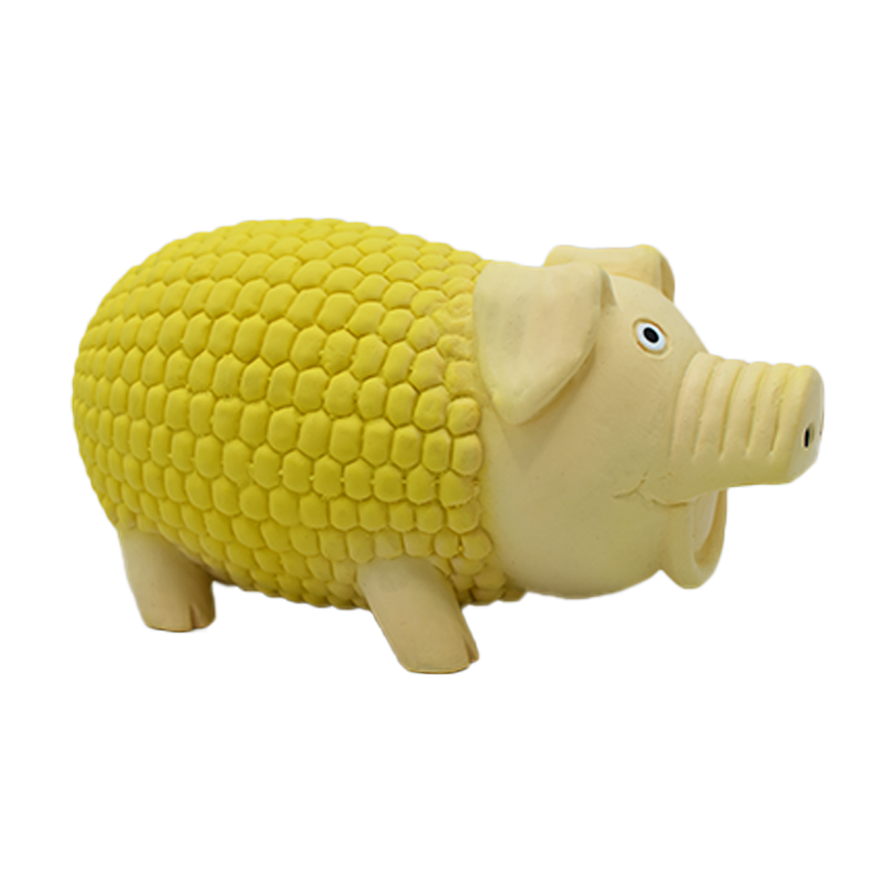 Latex Corn Pig Squeaky Dog Toys