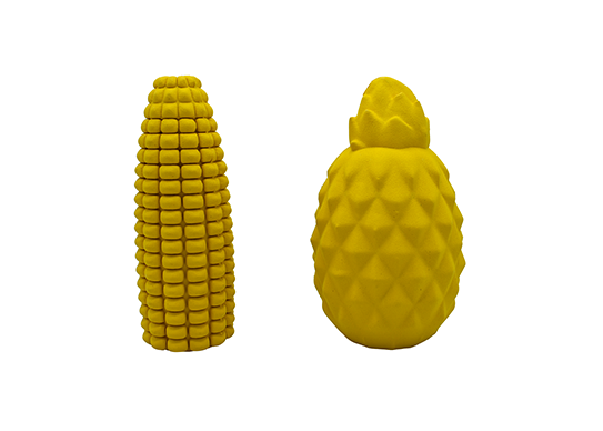 Corn Pineapple Rubber Dog Toys