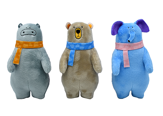 Nordic Animal Series Plush  Dog Toys