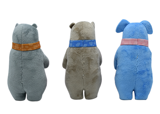Nordic Animal Series Plush  Dog Toys