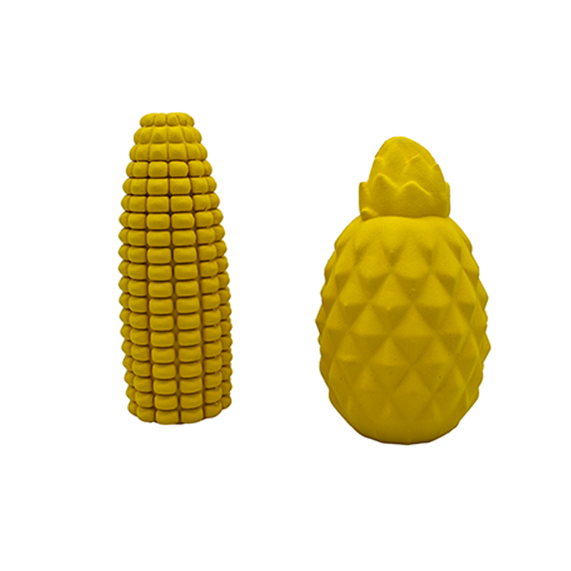 Corn Pineapple Rubber Dog Toys