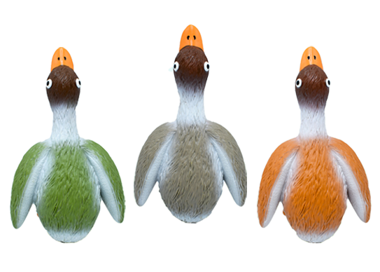 Gradient Color Wild Goose Squeaky Dog Toy