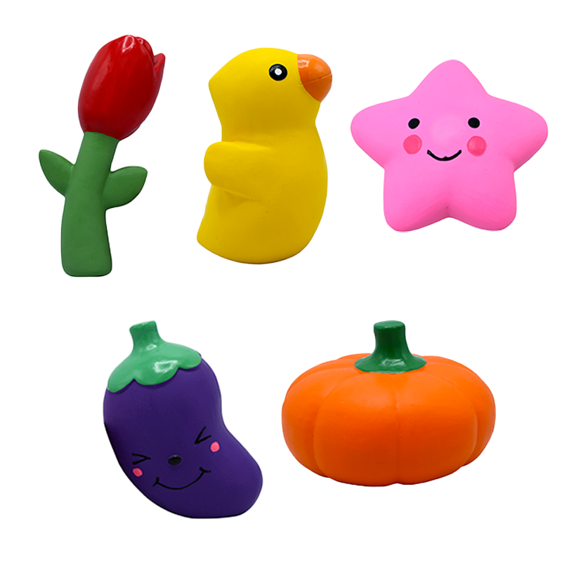 Cute and Fun Latex Sound-Producing Toy Set