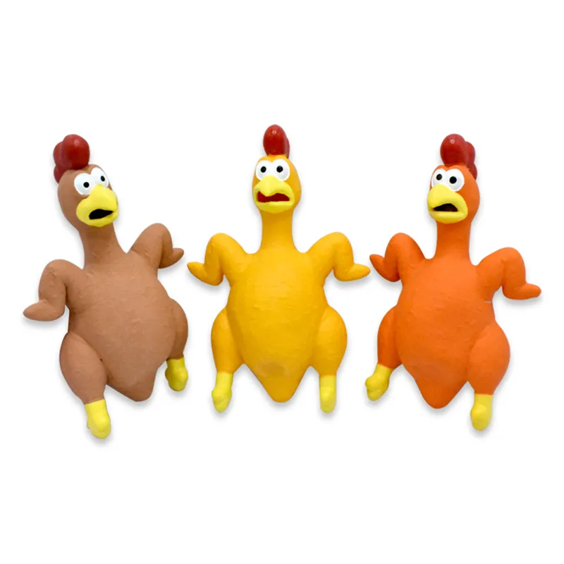 Fun Grilled Chicken Squeaky Dog Toys