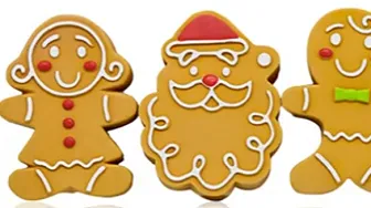 Gingerbread latex dog toy