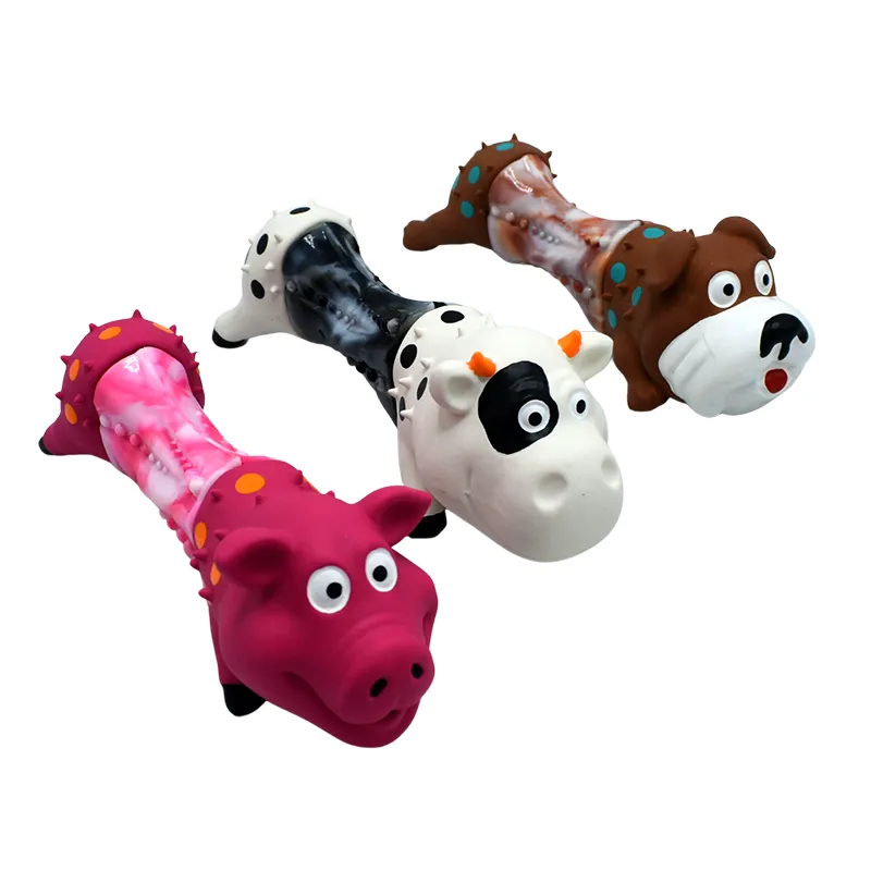 Segmented Squeaky Spine Pet Toy